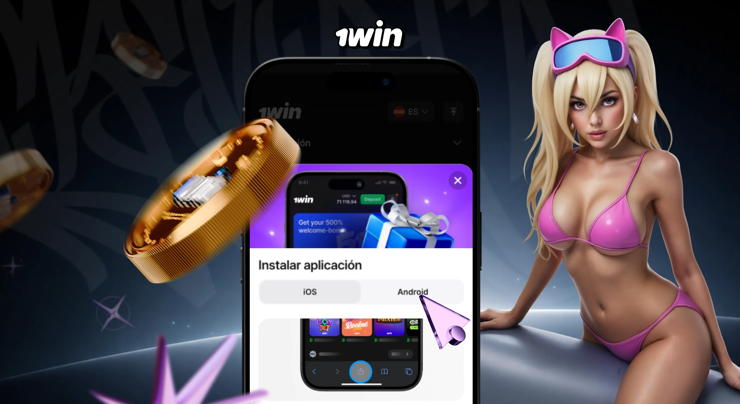 Usar app 1win México para apuestas deportivas y casino