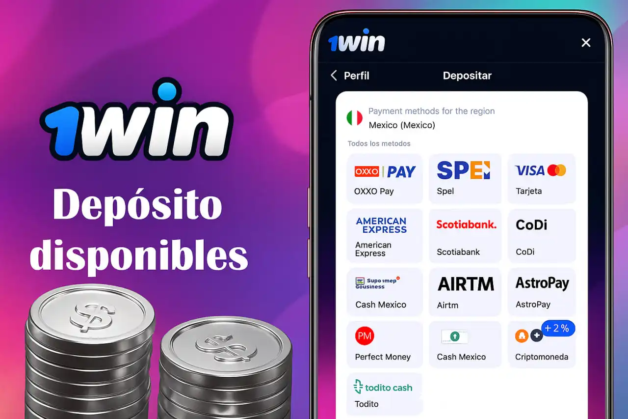 Depósito mínimo en 1win México: cómo funciona el 1win depósito mínimo y cuánto demora en enviar dinero